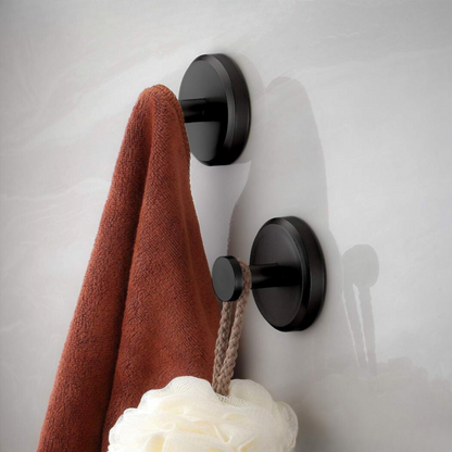 No-Drill Aesthetic Hooks Black