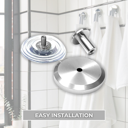 No-Drill Aesthetic Hooks Chrome