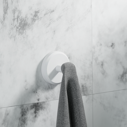 No-Drill Hooks White