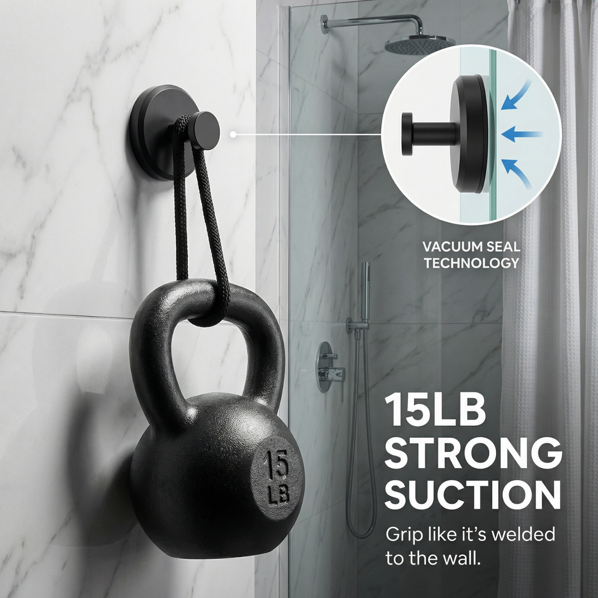 ROHA SUCTION CUP HOOKS (4X)