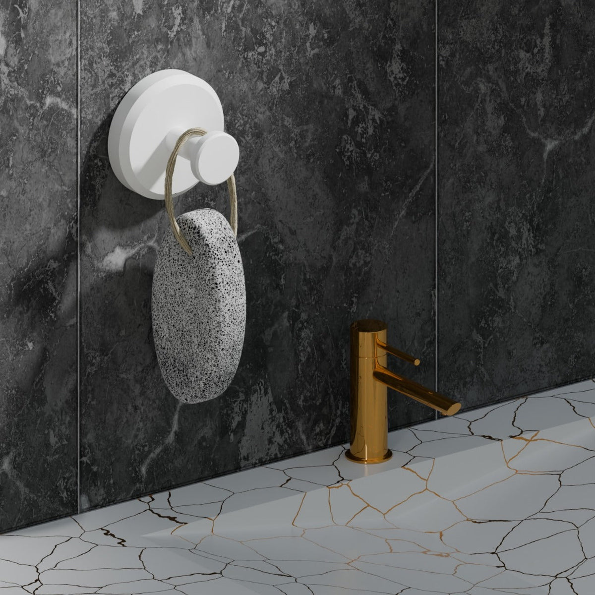 No-Drill Hooks White