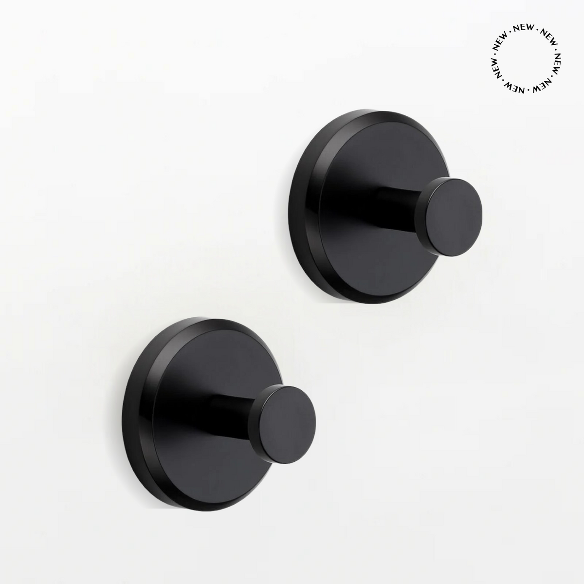 No-Drill Hooks Black