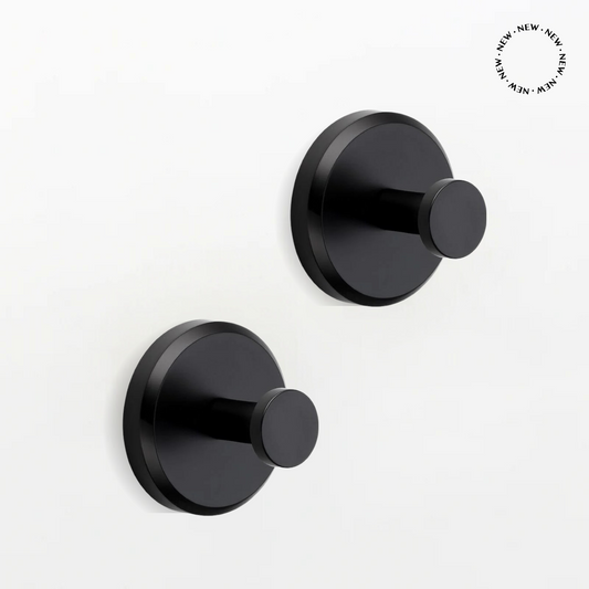 No-Drill Hooks Black